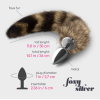Metal Butt Plug with Tail Crushious Foxy Delight Brown