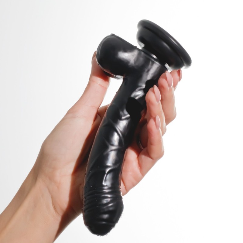 Anal Jelly Dildo Crushious Hudini 17.5cm Black