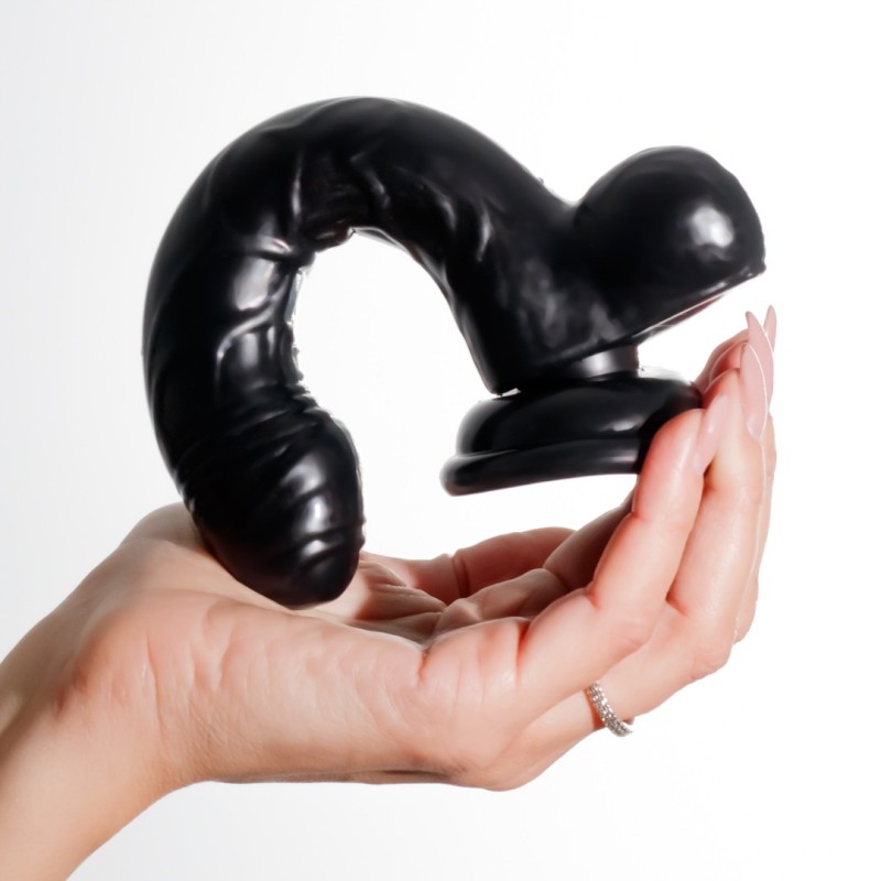 Anal Jelly Dildo Crushious Hudini 17.5cm Black