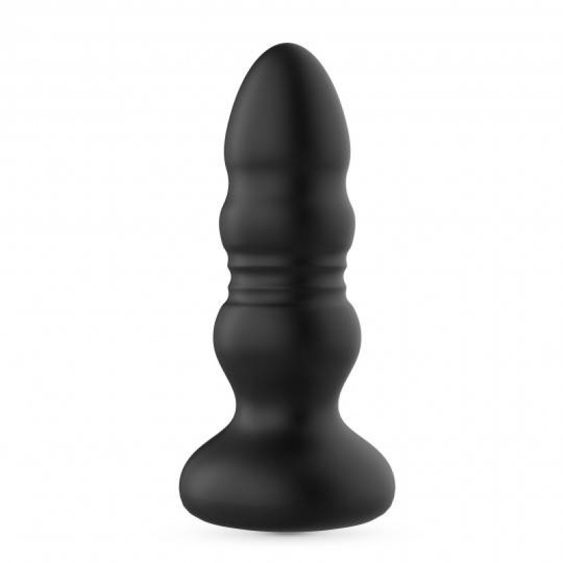 Crushious Thrusting Vibrating Butt Plug Crushious Australis Black Vibrating butt plugs