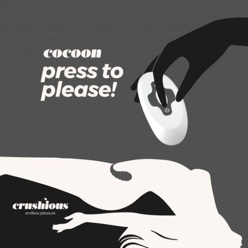 Crushious Vibrating Egg Crushious Cocoon Black Sex Toys For Couples