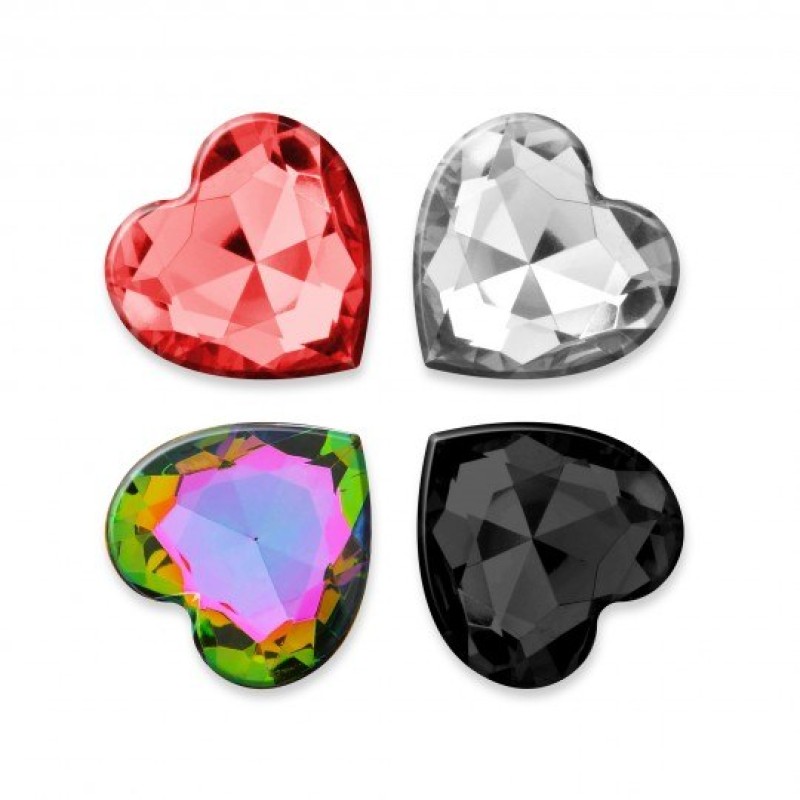 Crushious Butt Plug With 4 Jewel Crushious Cuore Large Jewelled butt plugs