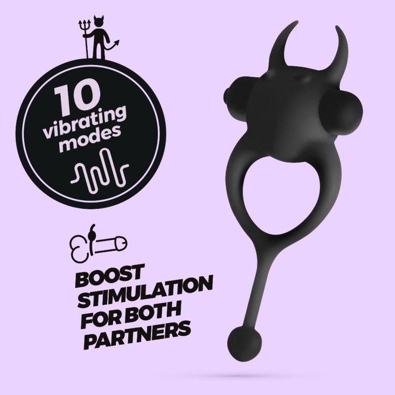 Cock Ring Crushious Daemon Black