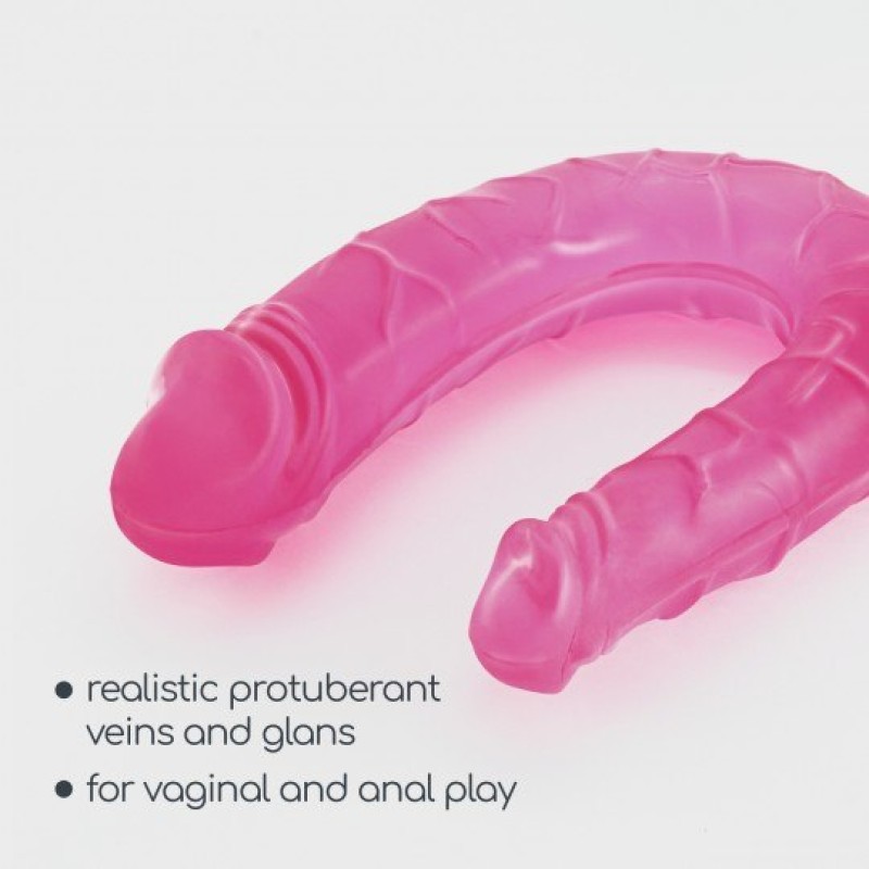 Crushious Διπλό Dildo Crushious Deep Diver 27cm Ροζ Διπλά