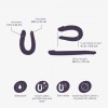 Crushious Διπλό Dildo Crushious Deep Diver 27cm Ροζ Διπλά