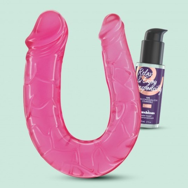 Διπλό Dildo Crushious Deep Diver 27cm Ροζ