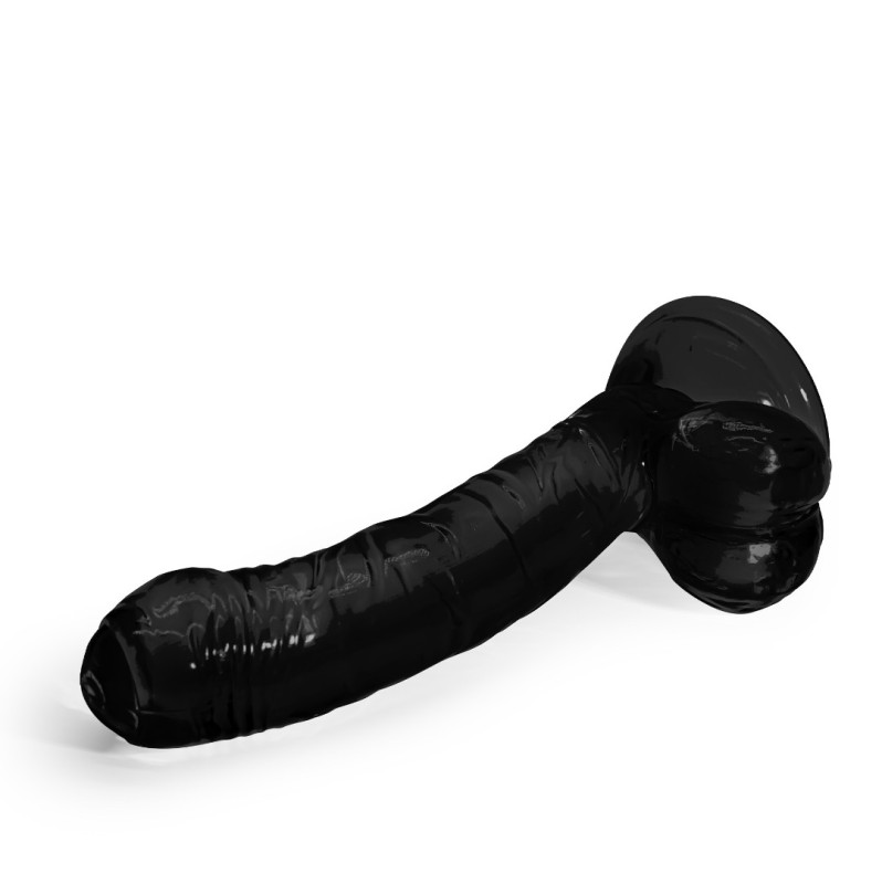 Anal Jelly Dildo Crushious Hudini 17.5cm Black