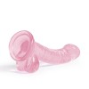 Crushious Anal Jelly Dildo Crushious Hudini 17.5cm Pink Jelly