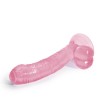 Crushious Anal Jelly Dildo Crushious Hudini 17.5cm Pink Jelly