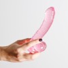 Crushious Anal Jelly Dildo Crushious Hudini 17.5cm Pink Jelly