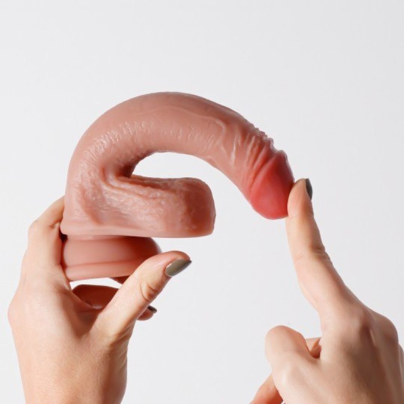 Crushious Ρεαλιστικό Dildo Crushious Inviktus 19cm Μπεζ Ρεαλιστικά