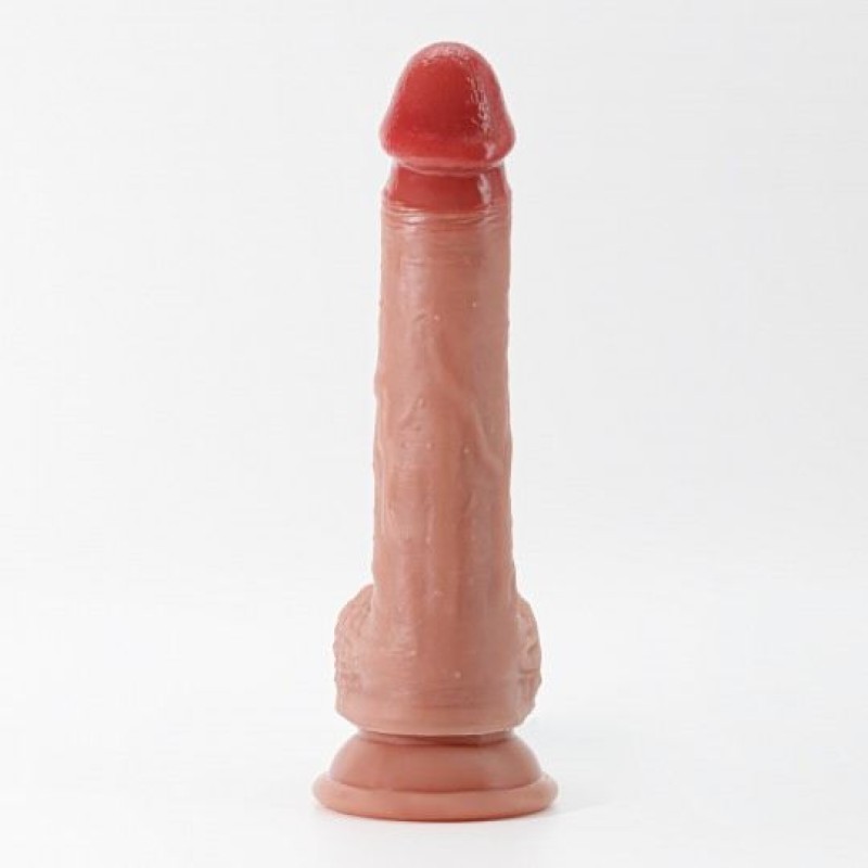 Crushious Ρεαλιστικό Dildo Crushious Inviktus Flesh 22cm Μπεζ Ρεαλιστικά