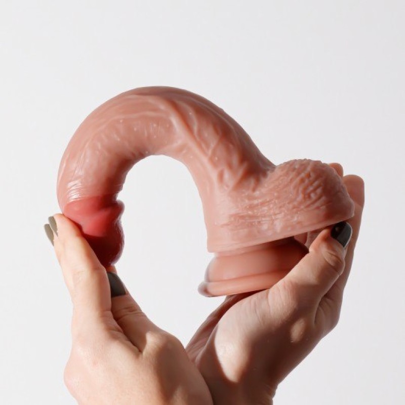 Crushious Ρεαλιστικό Dildo Crushious Inviktus Flesh 22cm Μπεζ Ρεαλιστικά