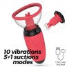 Crushious Clitoral Vibrator with Suction Crushious Scarlet Red Clit Toys