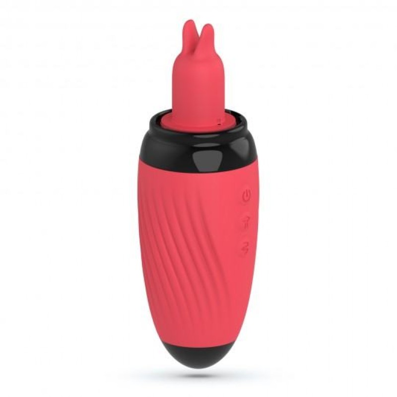 Crushious Clitoral Vibrator with Suction Crushious Scarlet Red Clit Toys