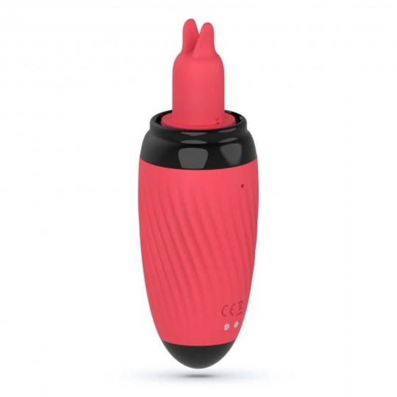 Crushious Clitoral Vibrator with Suction Crushious Scarlet Red Clit Toys