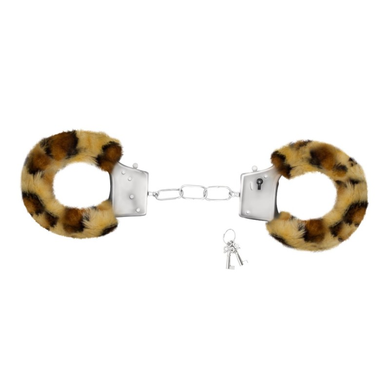 Furry Handcuffs Crushious Love Cuffs Animal Print