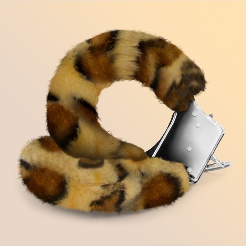 Furry Handcuffs Crushious Love Cuffs Animal Print