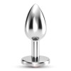Butt Plug With Jewel Crushious Bijou Medium Silver/Red Butt Plug With Jewel Crushious Bijou Medium Silver/Red