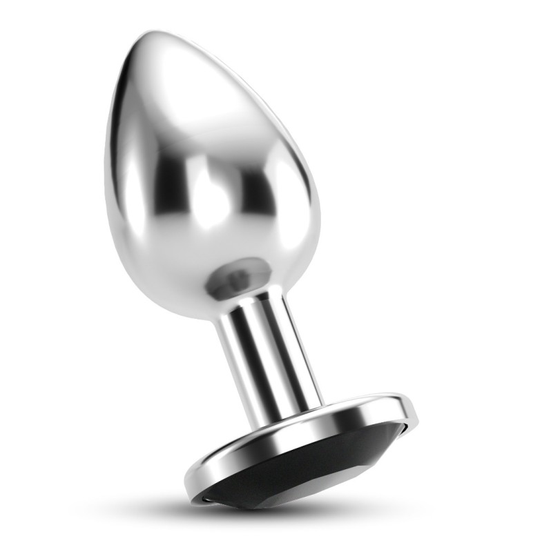 Butt Plug With Jewel Crushious Bijou Small Silver/Black