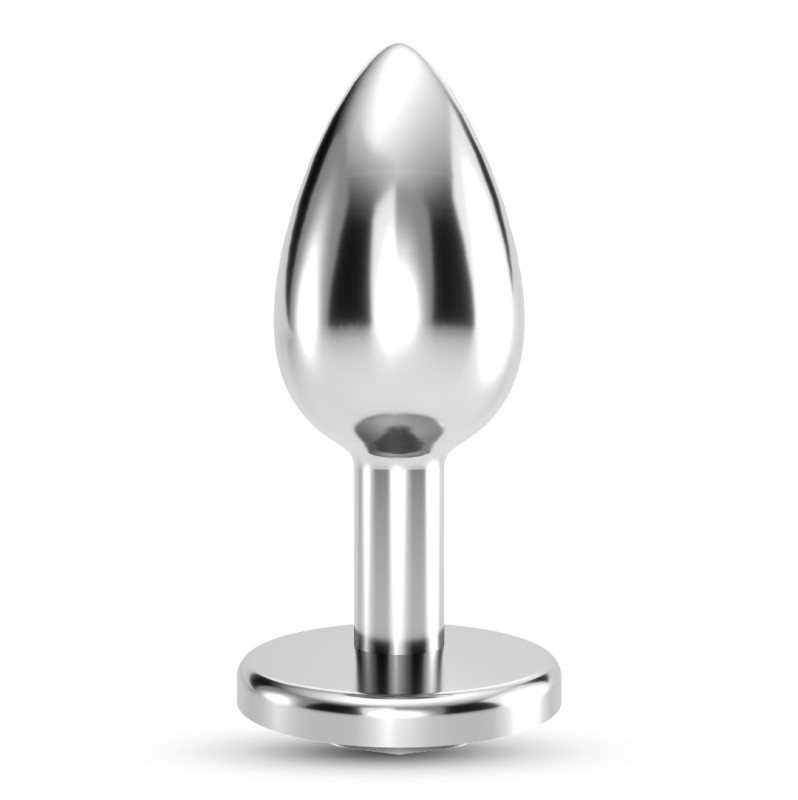 Butt Plug With Jewel Crushious Bijou Small Silver/Black