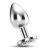 Butt Plug With Jewel Crushious Bijou Small Silver/Clear Butt Plug With Jewel Crushious Bijou Small Silver/Clear