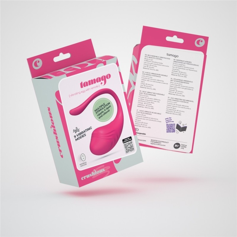 Vibrating Egg Crushious Tamago Pink Vibrating Egg Crushious Tamago Pink