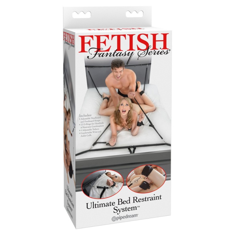 Fetish Fantasy Series Ultimate Bed Restraint System Fetish Fantasy Series Black Restraints