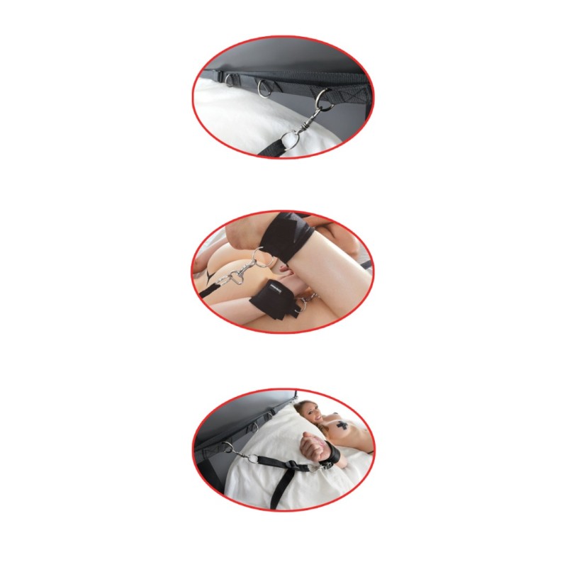 Fetish Fantasy Series Ultimate Bed Restraint System Fetish Fantasy Series Black Restraints