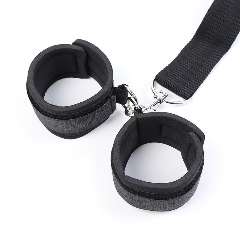 Ohmama Fetish Neoprene Gag With Hand Cuffs Ohmama Black Ball Gags