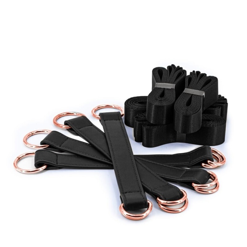 NS Novelties Κιτ Δεσίματος NS Novelties Tie Down Straps Μαύρο Δεσίματα
