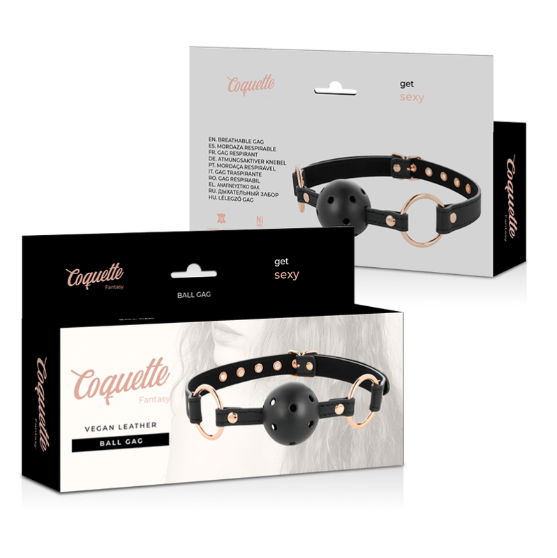 Ball Gag Coquette Fantasy Black