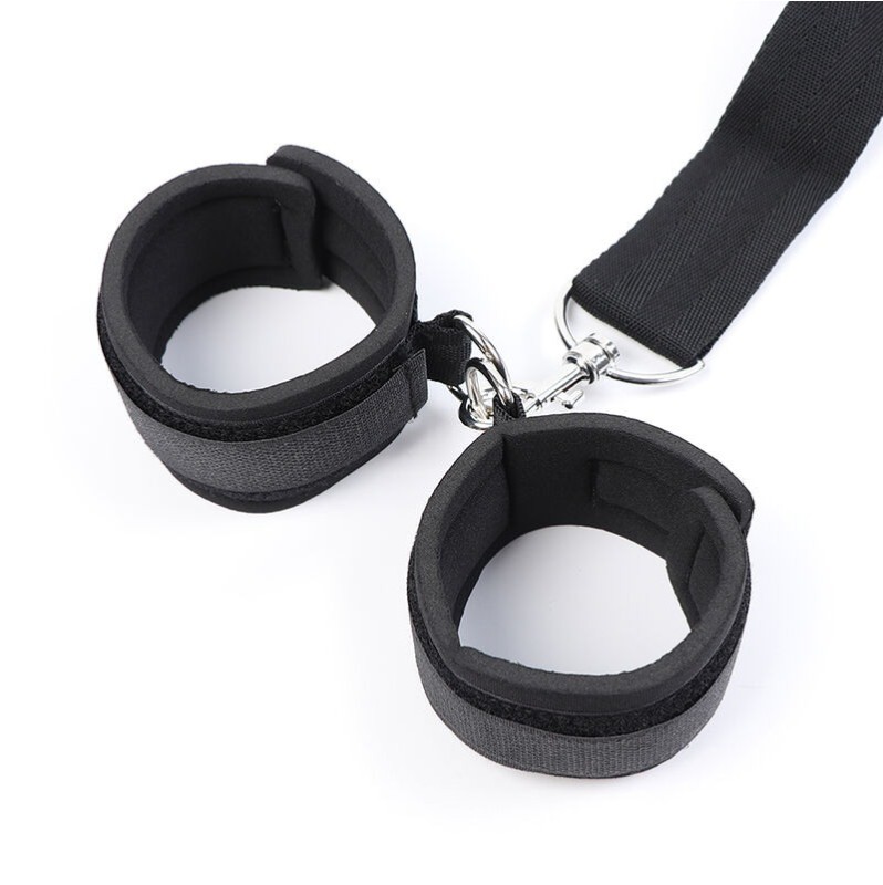 Fetish Neoprene Gag With Hand Cuffs Ohmama Black