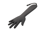 Hand Paddle Darkness Fetish Μαύρο