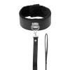 Collar & Leash Darkness Darkness Furry Black