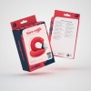 Furry Handcuffs Crushious Love Cuffs Red