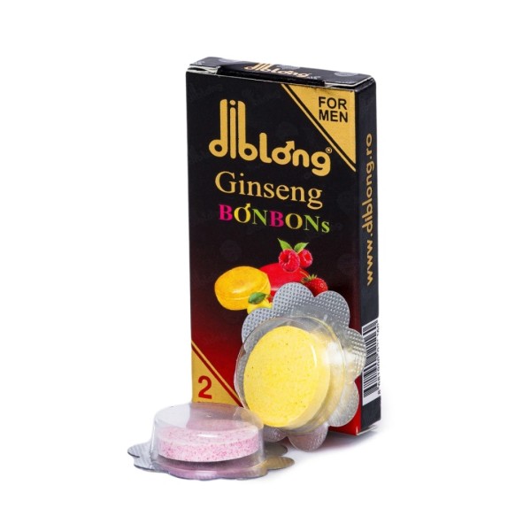 Stimulating Bonbons Diblong Ginseng for Men 2pcs
