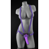 Dildo With Harness 19cm Dillio Suspender Harness Set Purple Dillio Dildo With Harness 19cm Dillio Suspender Harness Set Purple Womens Strap-On