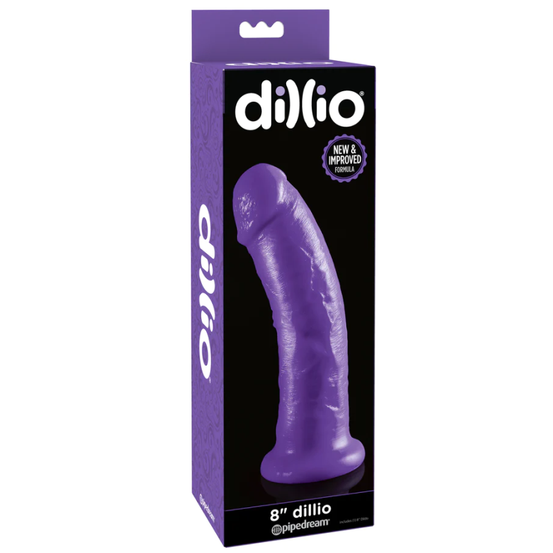 Ρεαλιστικό Dildo Dillio 21.5cm Μοβ Ρεαλιστικό Dildo Dillio 21.5cm Μοβ