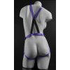 Strap-On με Dildo 19cm Dillio Suspender Harness Set Μοβ