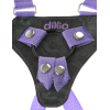 Dildo With Harness  19cm Dillio Suspender Harness Set Purple