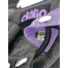 Dildo With Harness  19cm Dillio Suspender Harness Set Purple