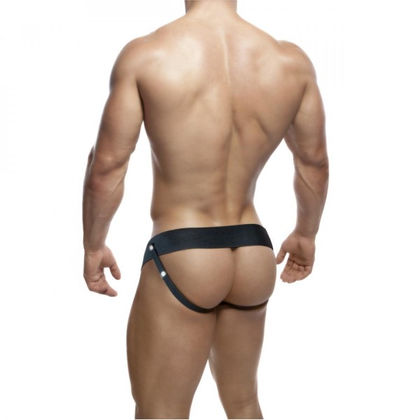 Ρεαλιστικό Strap-On Dr.Skin Με Κούφιο Dildo 16.5cm Μαύρο