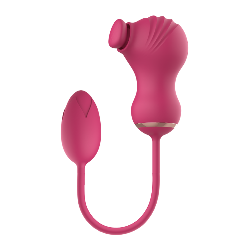 Dual Clitoral Vibrator Dreamtoys with Vibrating Egg Pink Dual Clitoral Vibrator Dreamtoys with Vibrating Egg Pink