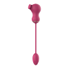 Dual Clitoral Vibrator Dreamtoys with Vibrating Egg Pink Dual Clitoral Vibrator Dreamtoys with Vibrating Egg Pink