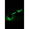 Leather Ankle Cuffs Radiant Glow in the Dark Green Leather Ankle Cuffs Radiant Glow in the Dark Green