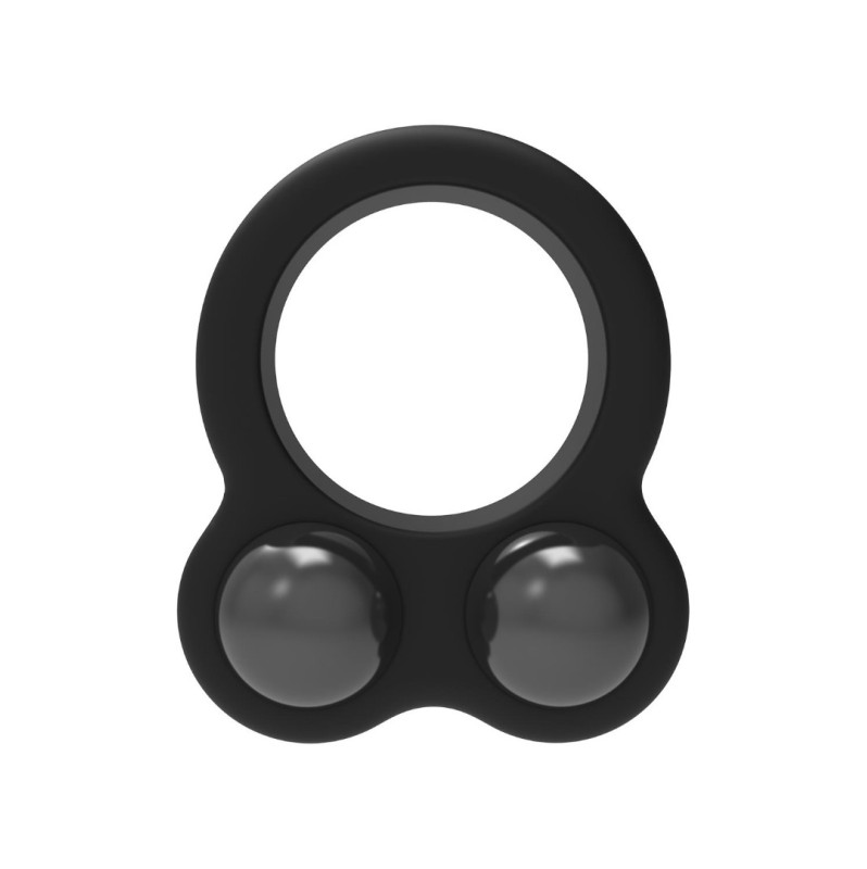 Weighted Cock Ring Ramrod Dual Weight Black