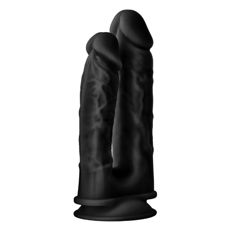 Dreamtoys Διπλό Dildo Dreamtoys Double Penetrator 19.5cm Μαύρο Διπλά