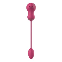 Dual Clitoral Vibrator Dreamtoys with Vibrating Egg Pink