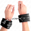 Δερμάτινες Χειροπέδες με Επένδυση KINK Μαύρες Δερμάτινες Χειροπέδες με Επένδυση KINK Μαύρες